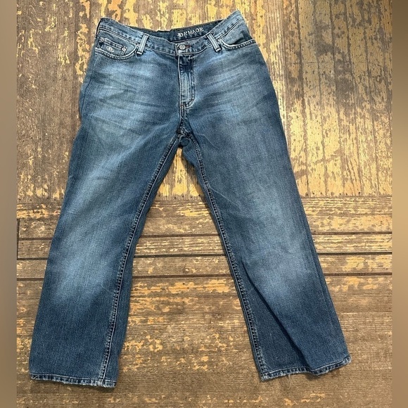 Da’mage Jeans men waist:17”x36” length (top of jeans to bottom) inside leg  27” - Picture 1 of 4